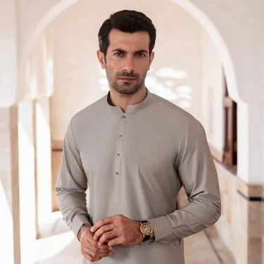 Behold the magnificence, an unrivalled fusion of polyester and viscose, meticulously crafted on state-of-the-art high-speed air jet weaving machines.